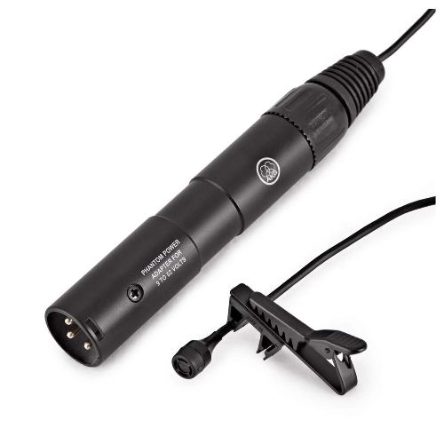 میکروفن-یقه-ای-مدل--AKG-C417-PP-Lavalier-Microphone-with-Standard-XLR-در-حد-آکبند